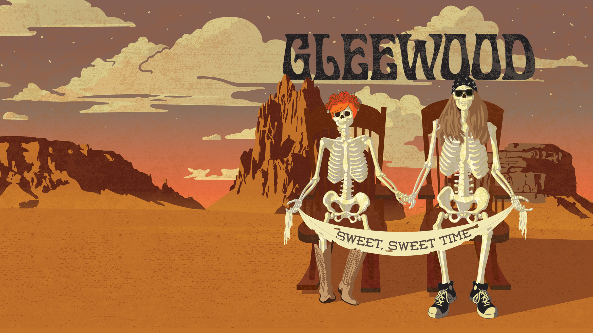 Full Gleewood Album Illustration by Miranda Williams
